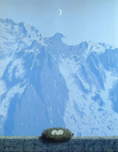 “Domain of Arnheim” by Rene Magritte